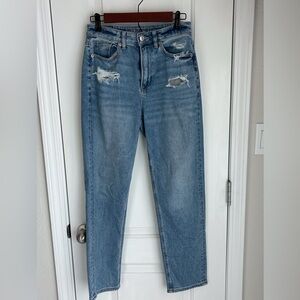 Mom Straight Jean Stretch